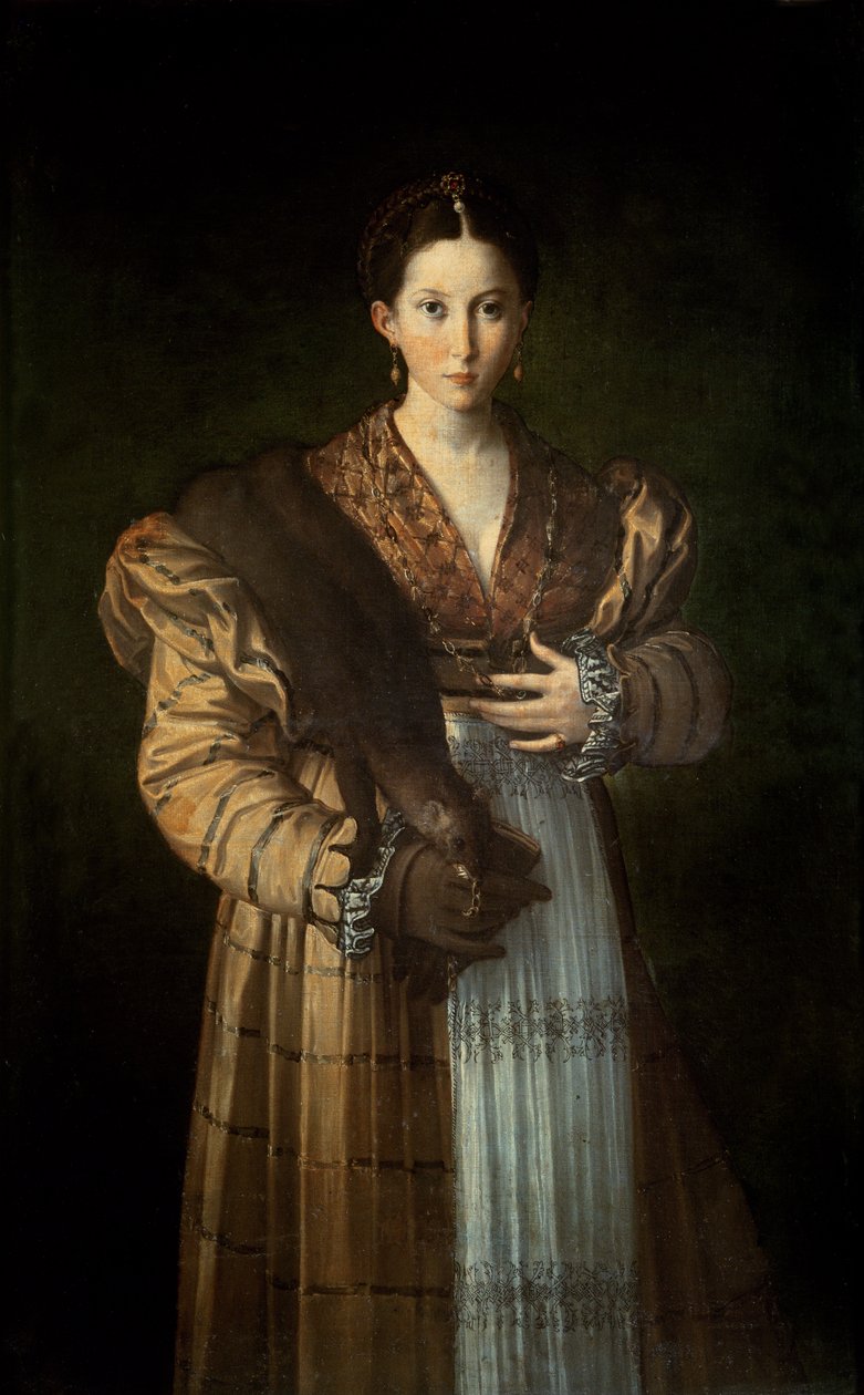 Retrato de Antea &39;La Bella&39;, 1535-37 de Parmigianino