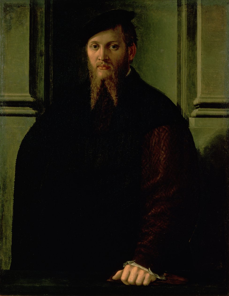 Retrato de um homem de Parmigianino