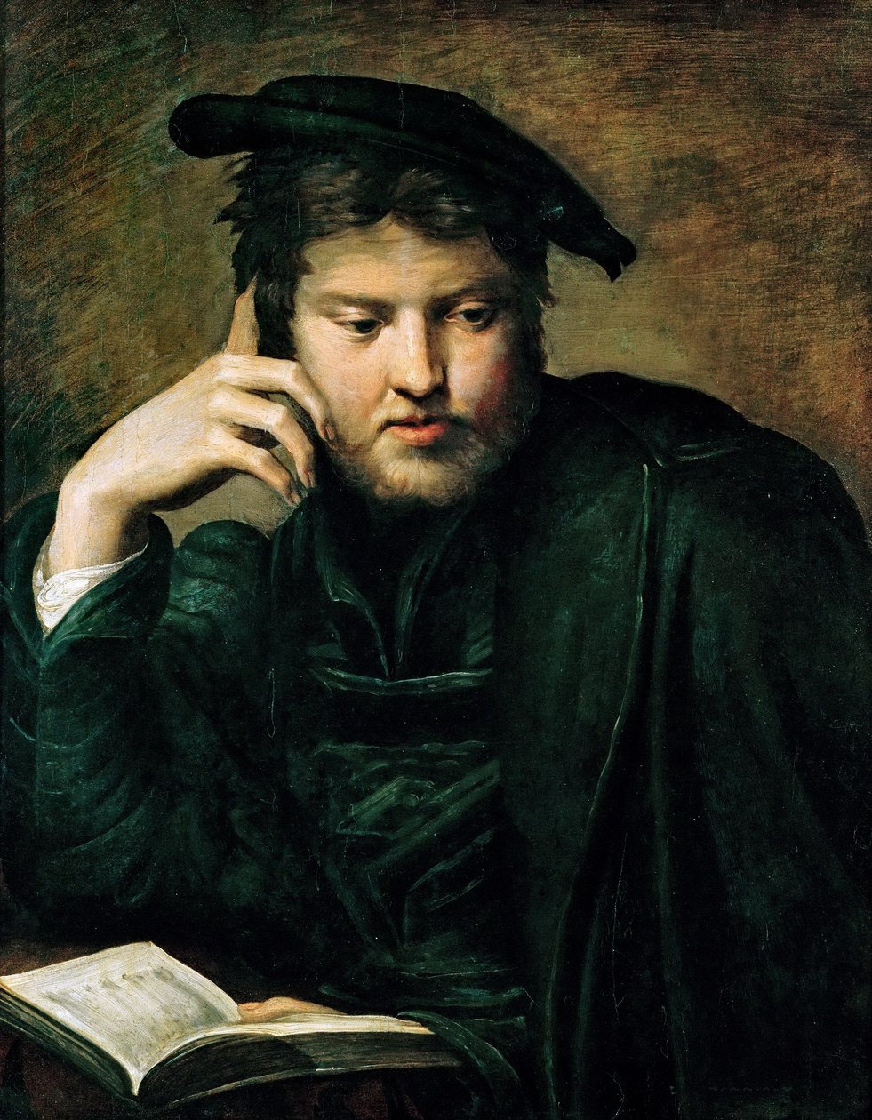Homem com um livro de Parmigianino