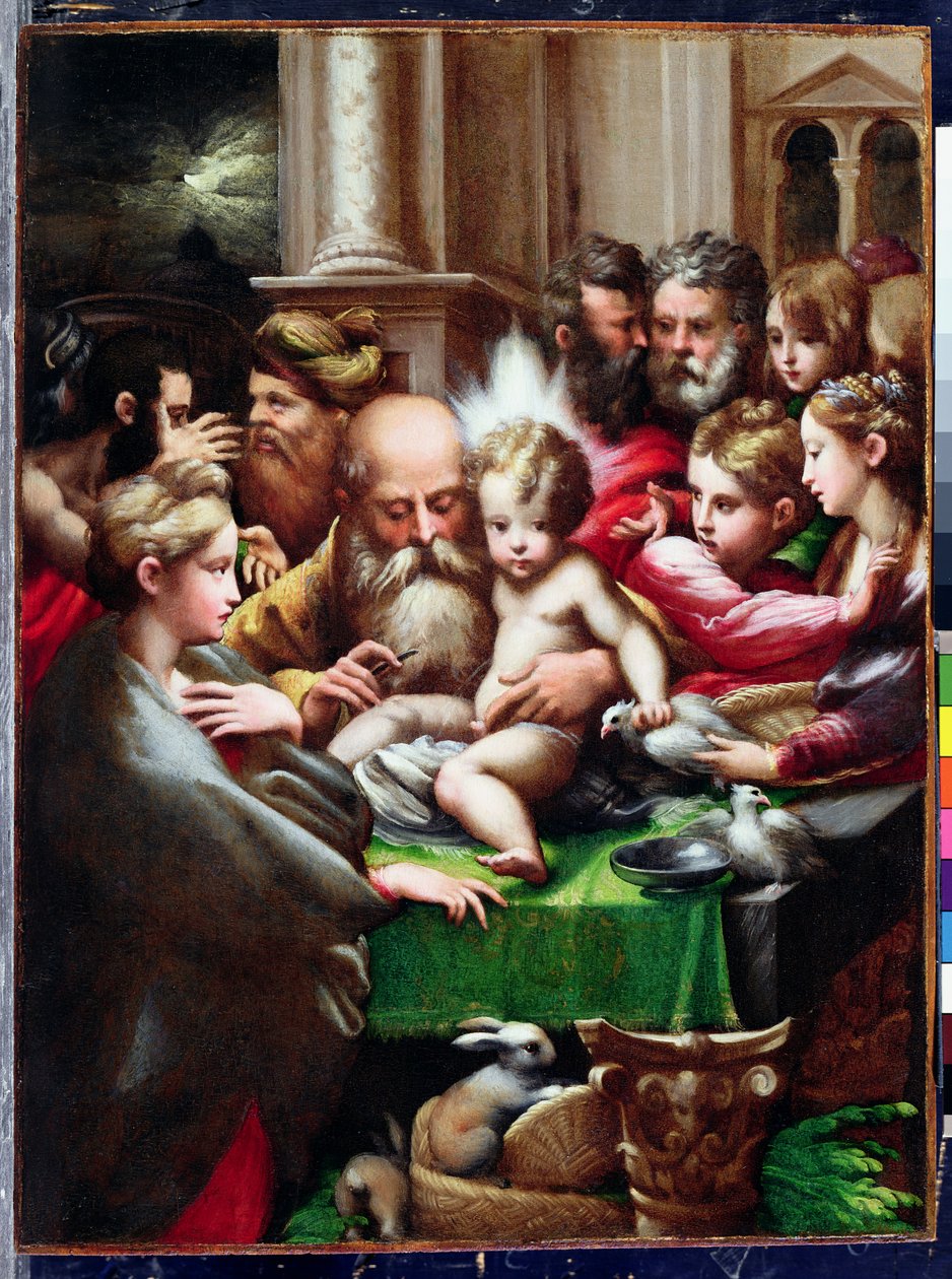 A circuncisão, c.1523 de Parmigianino