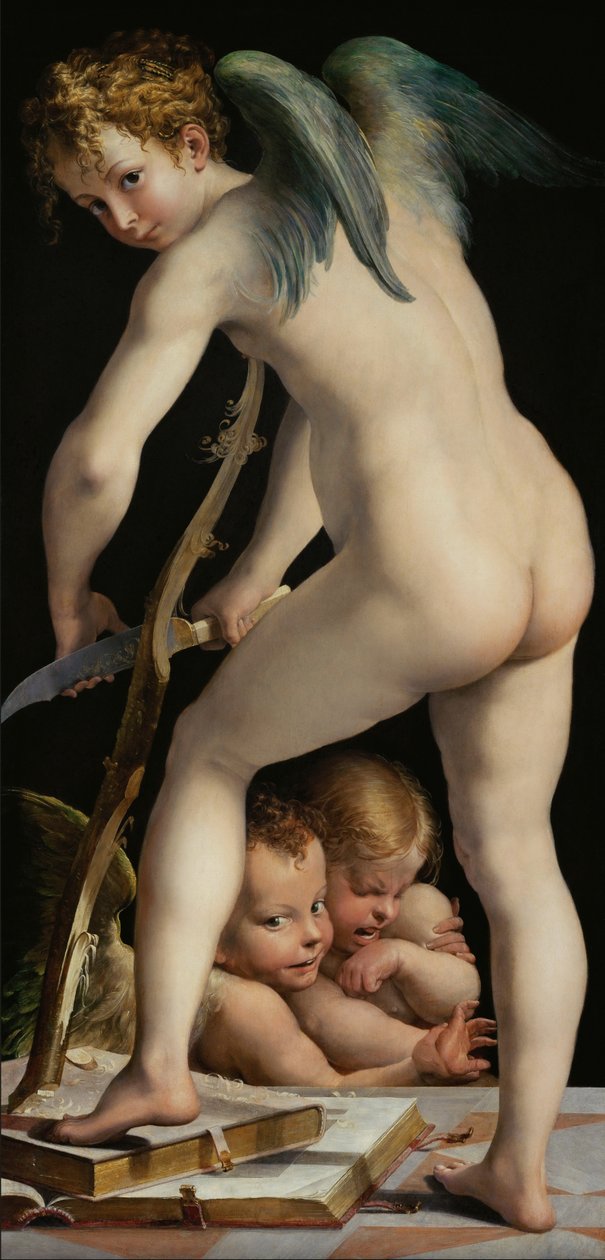 Cupido Esculpido de Parmigianino