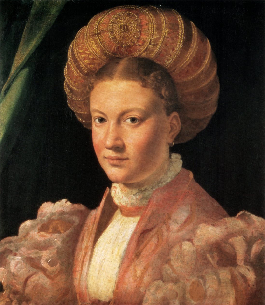 retrato da constância rangon de Parmigianino
