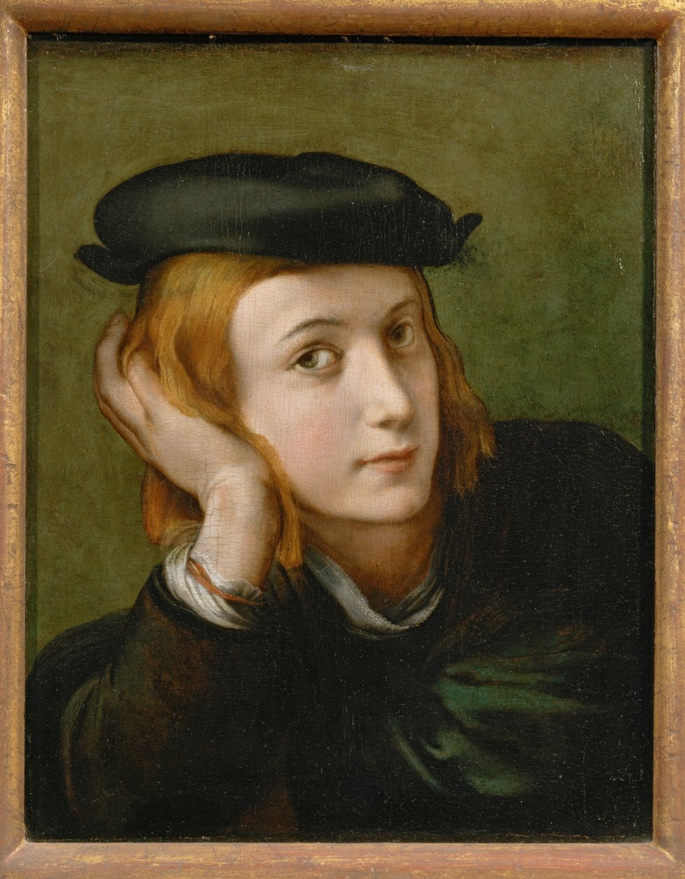 Retrato de um jovem ... de Parmigianino (1503-40)