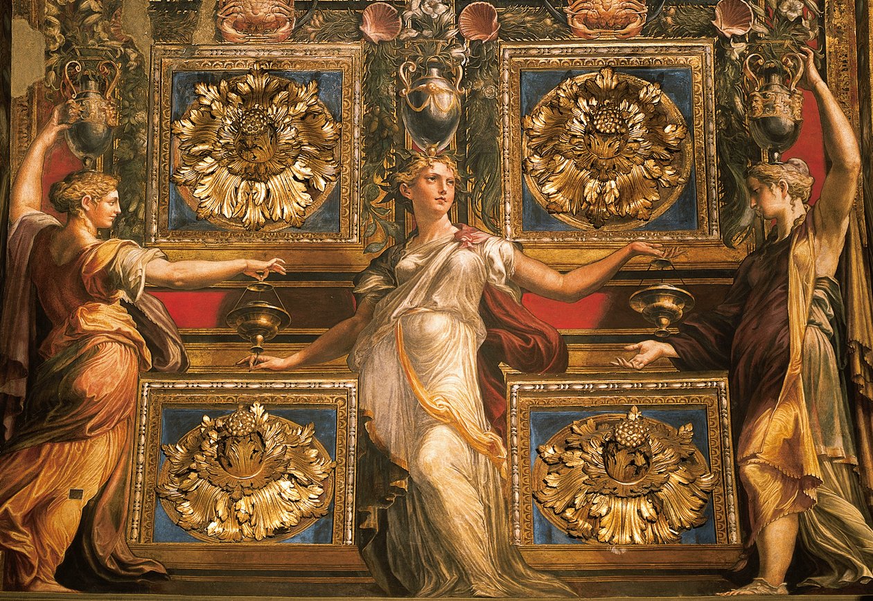 Três Virgens Tolas, de Francesco Mazzola, conhecido como Parmigianino de Parmigianino