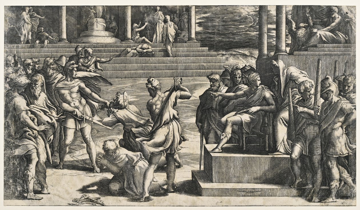 Martírio de São Pedro e São Paulo de Parmigianino