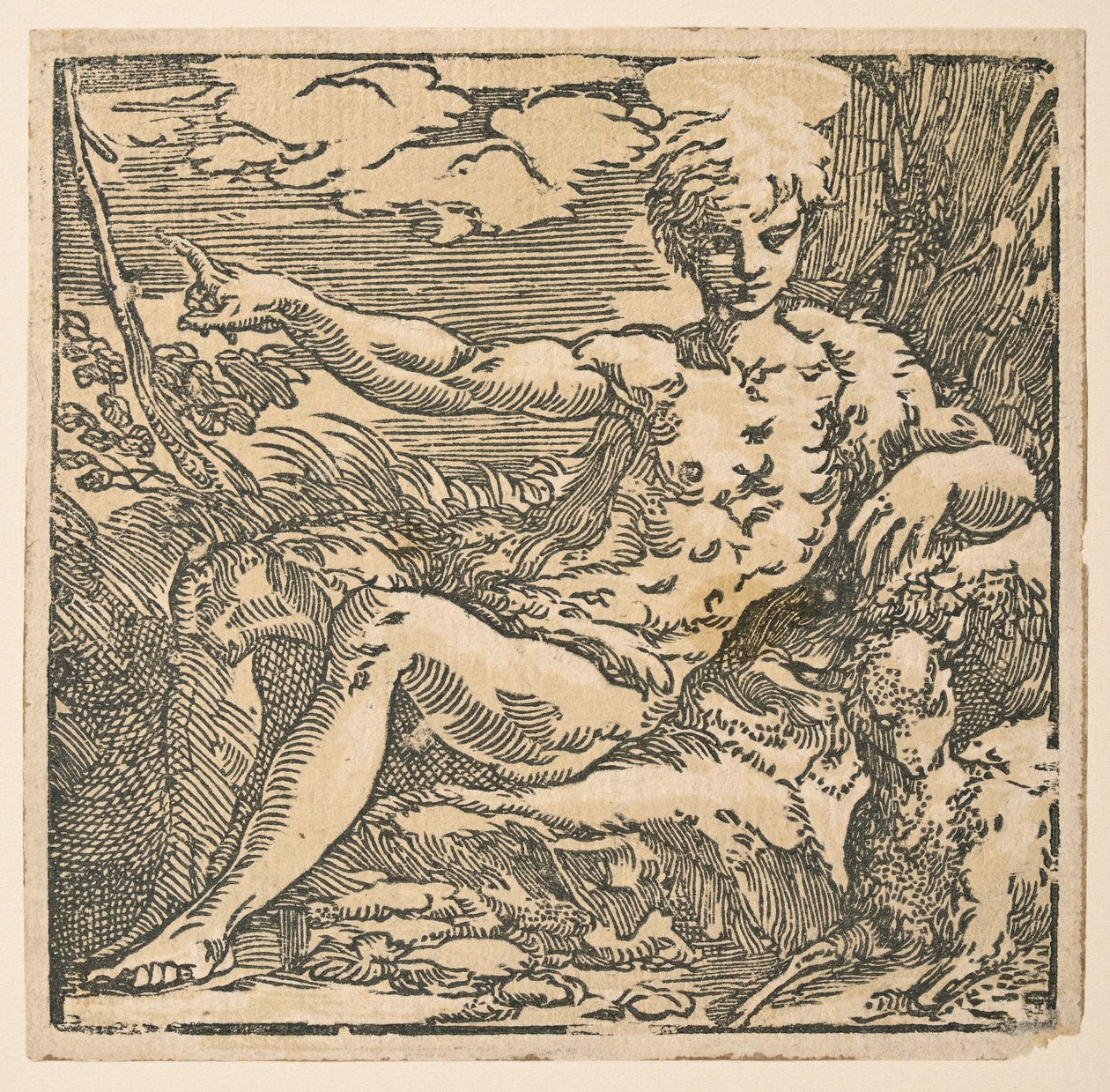 São João Baptista no deserto de Parmigianino