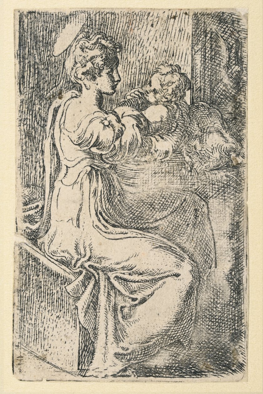 Virgem e Criança de Parmigianino