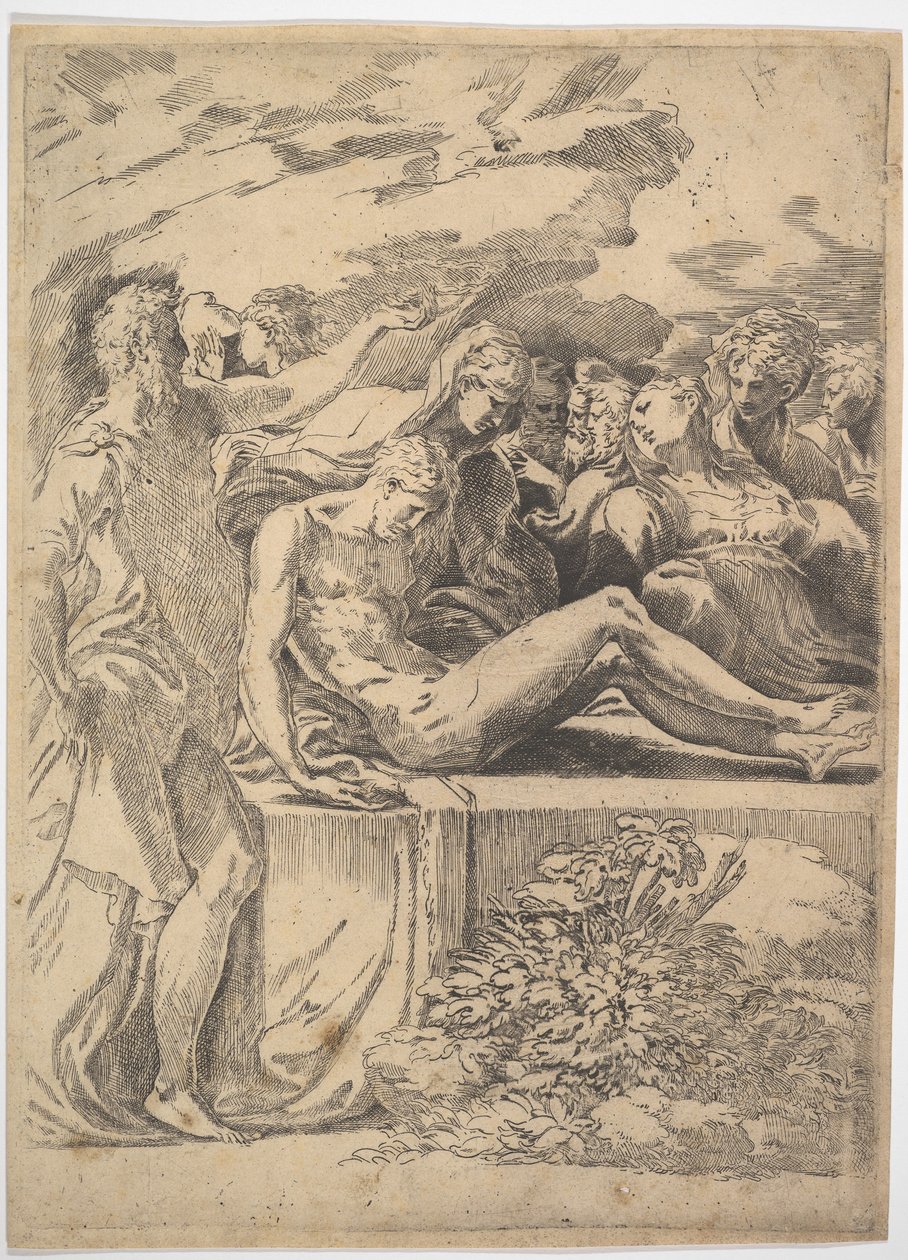 Sepultamento.n.d. de Parmigianino