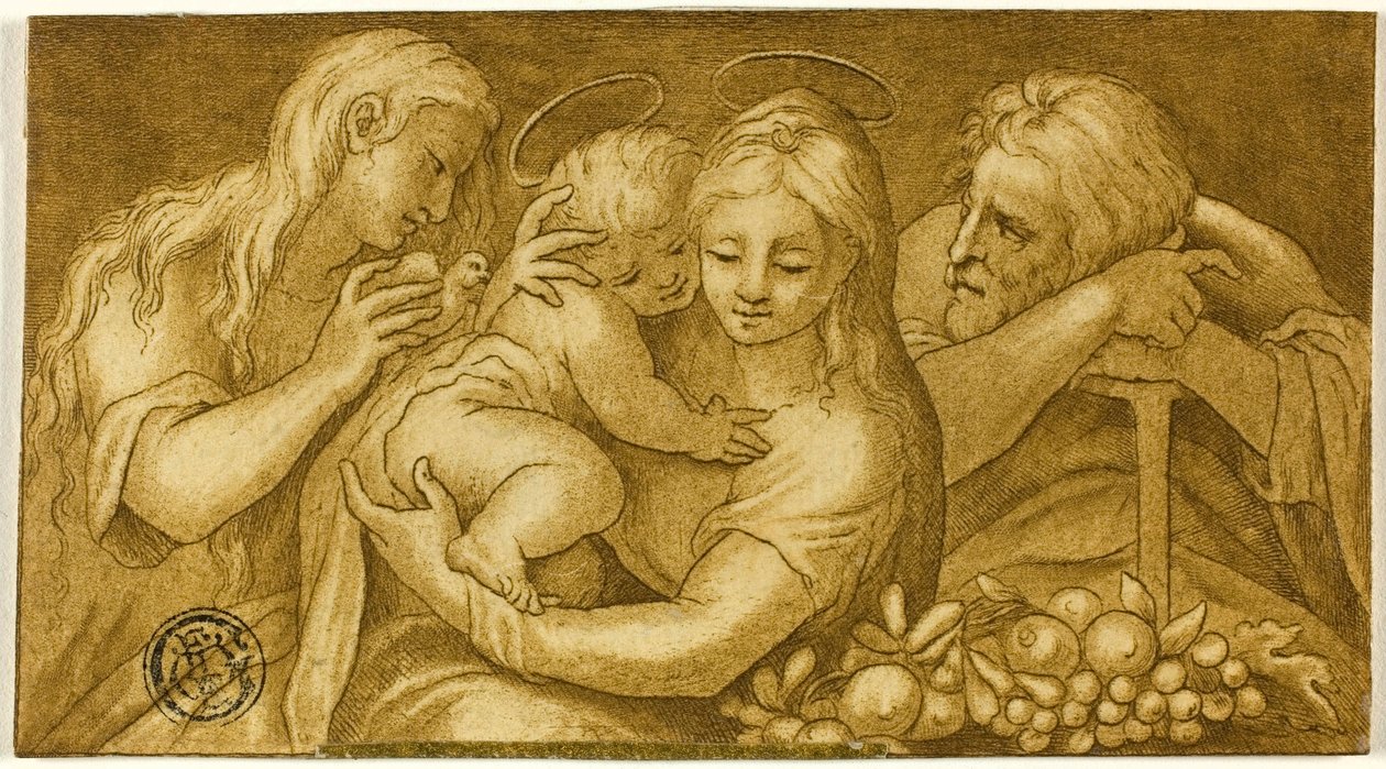Sagrada Família com Maria Madalena de Parmigianino