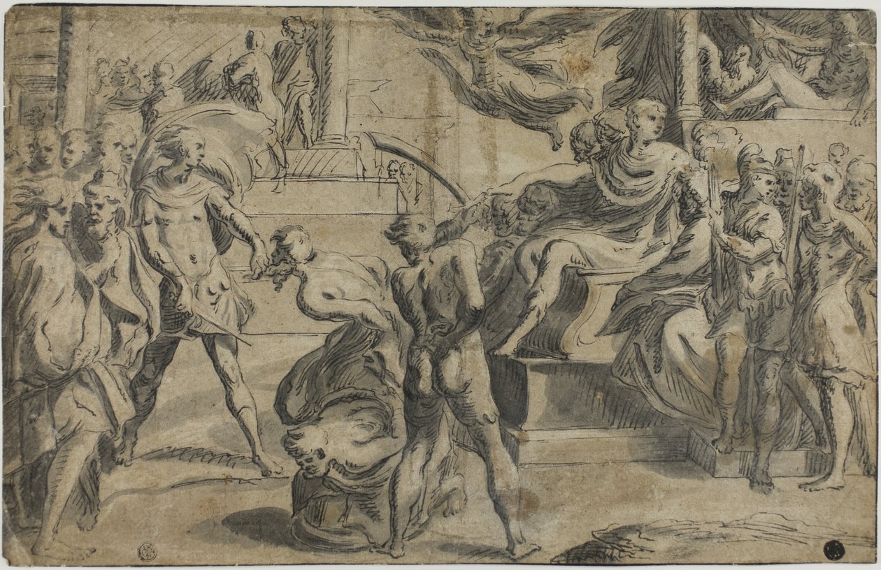 Martírio dos Santos Pedro e Paulo de Parmigianino