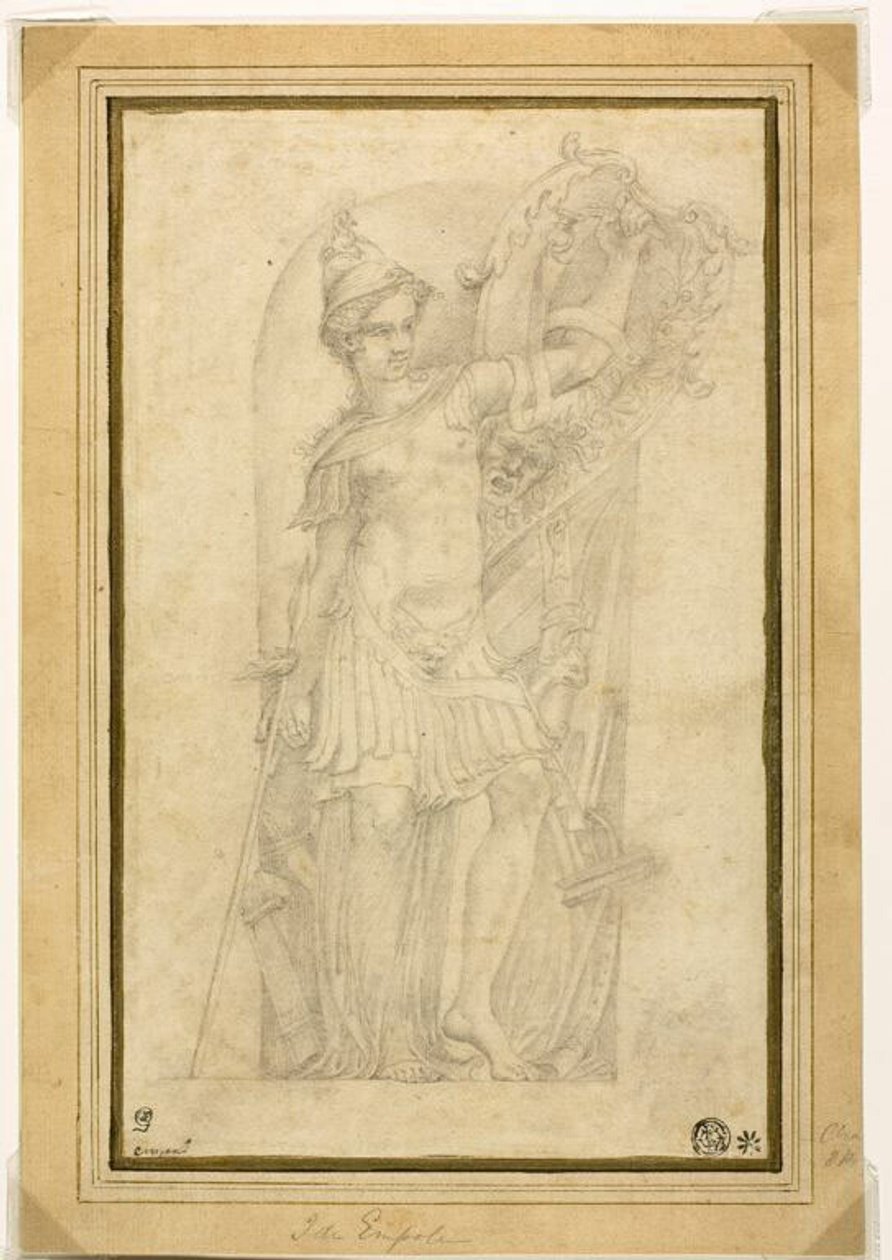 Minerva (ou Bellona) num nicho de Parmigianino