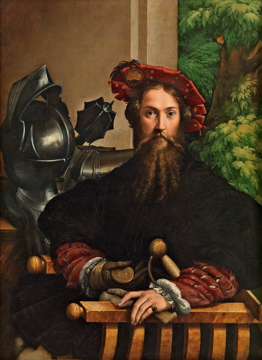 Retrato de Galeazzo Sanvitale, 1524. de Parmigianino