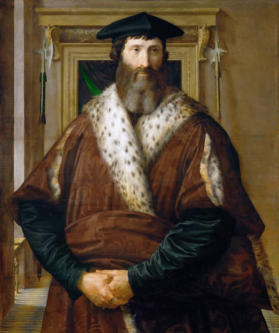 Retrato de um homem Malatesta Baglione, c.1535 de Parmigianino
