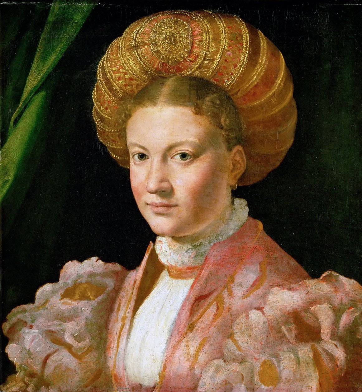 Retrato de uma jovem senhora, ca 1530 de Parmigianino