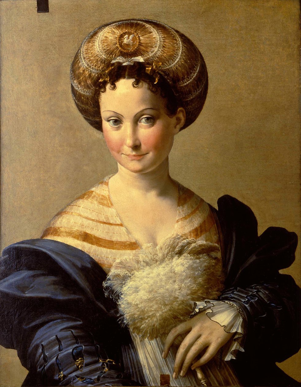 Retrato de uma jovem escrava turca, ca 1532 de Parmigianino