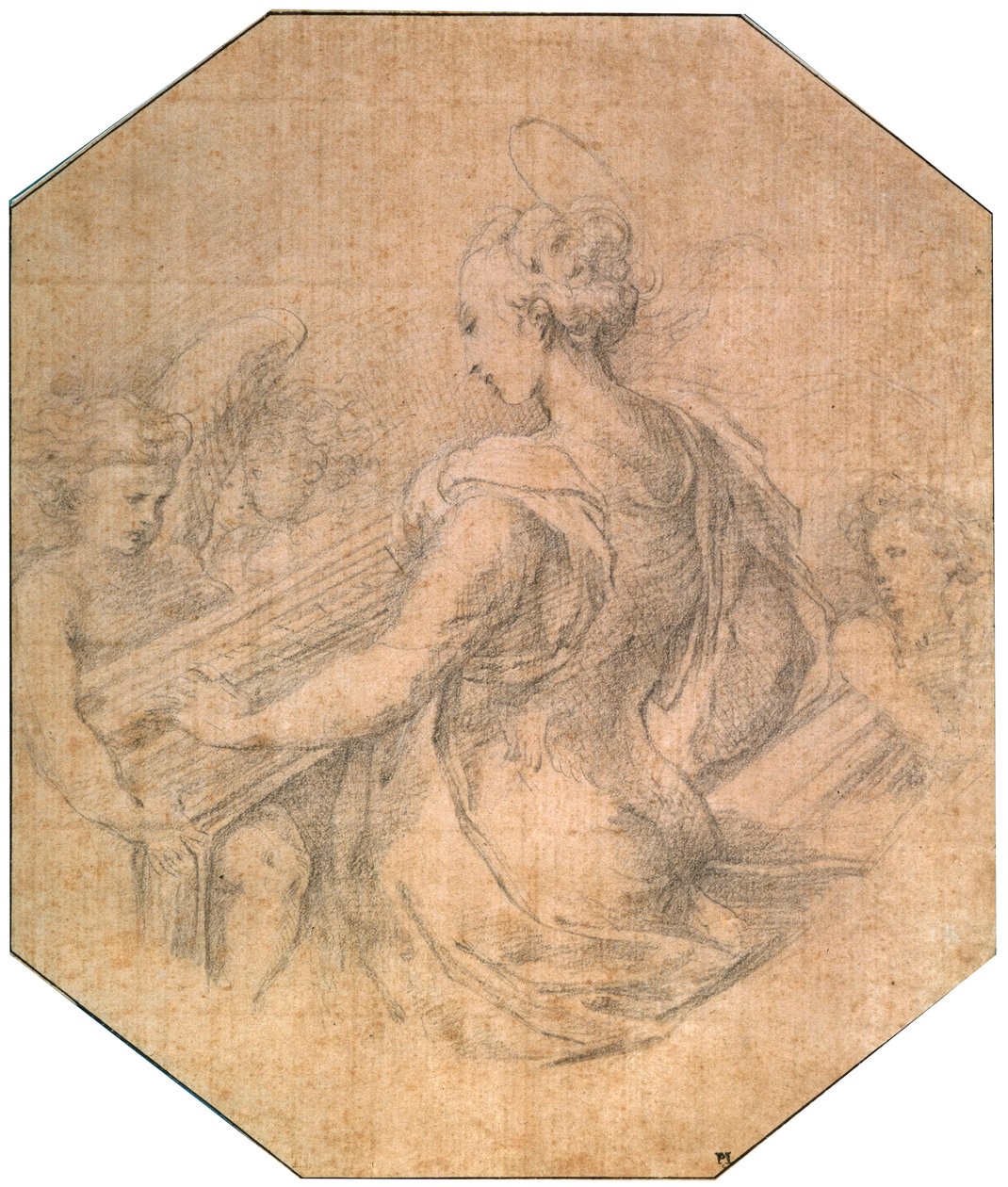 Santa Cecília, c1527-1530 de Parmigianino