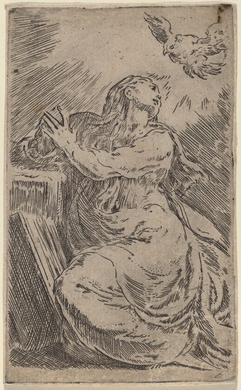 A Anunciação de Parmigianino