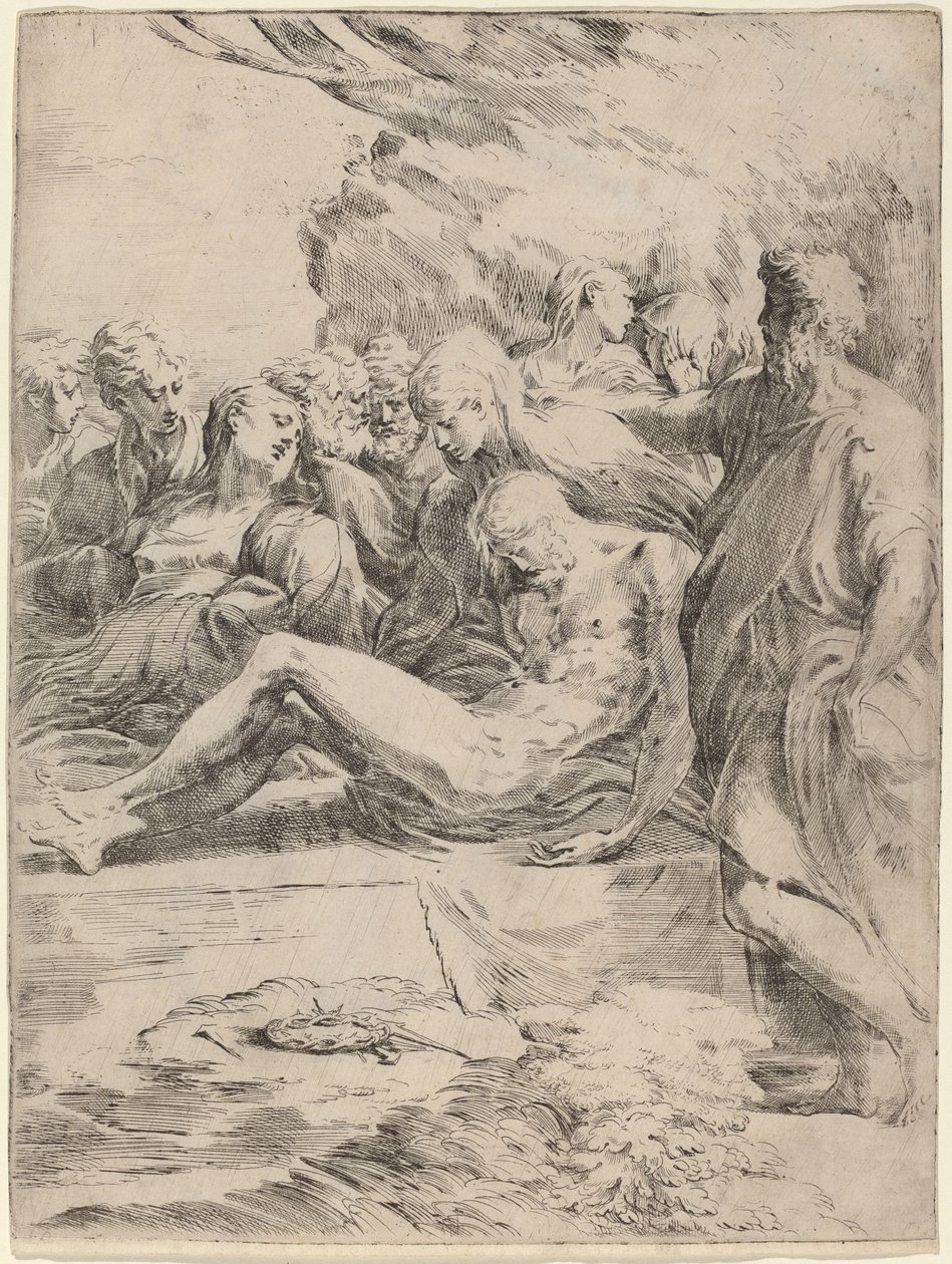 O sepultamento de Parmigianino