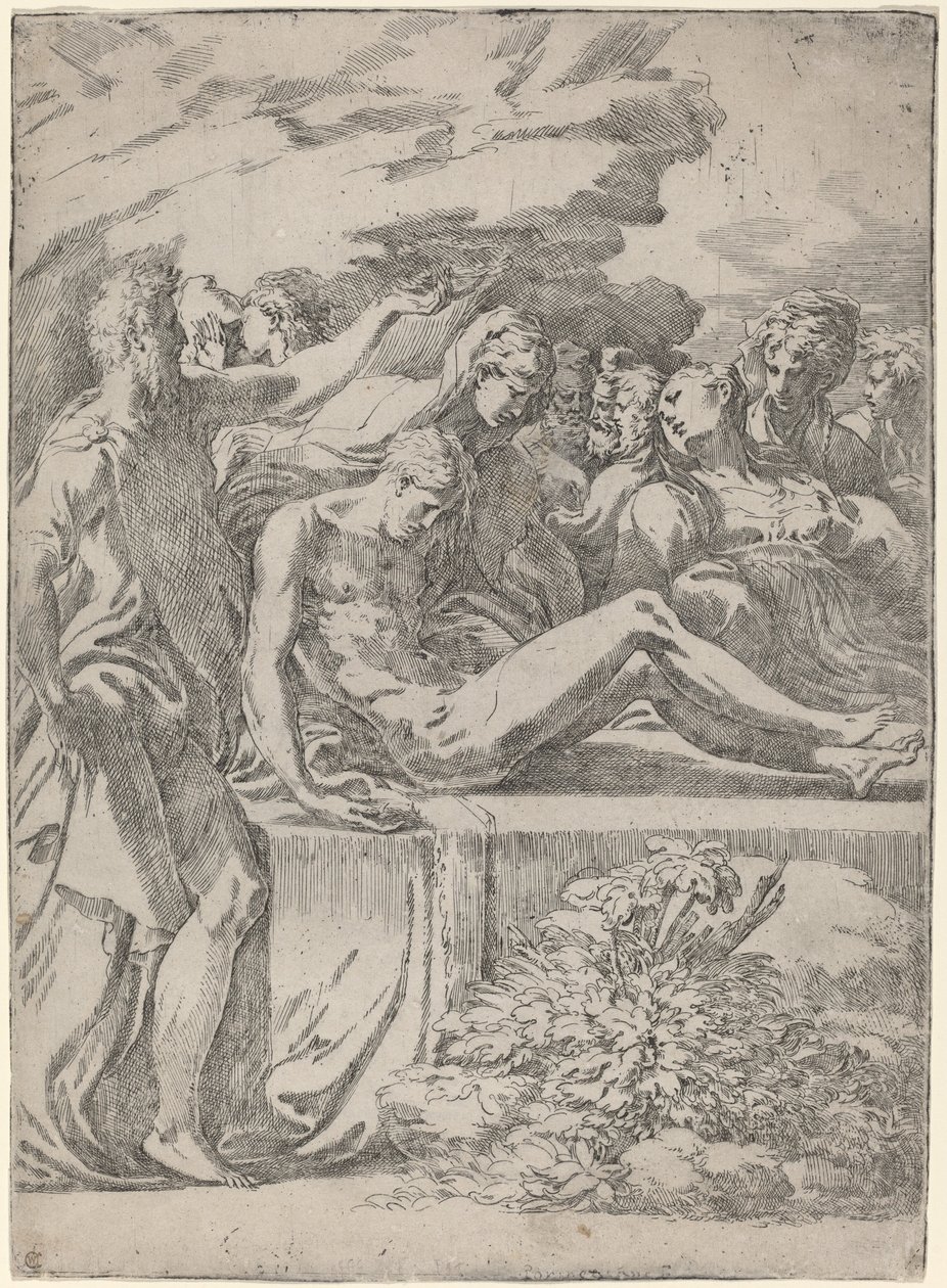 O sepultamento de Parmigianino