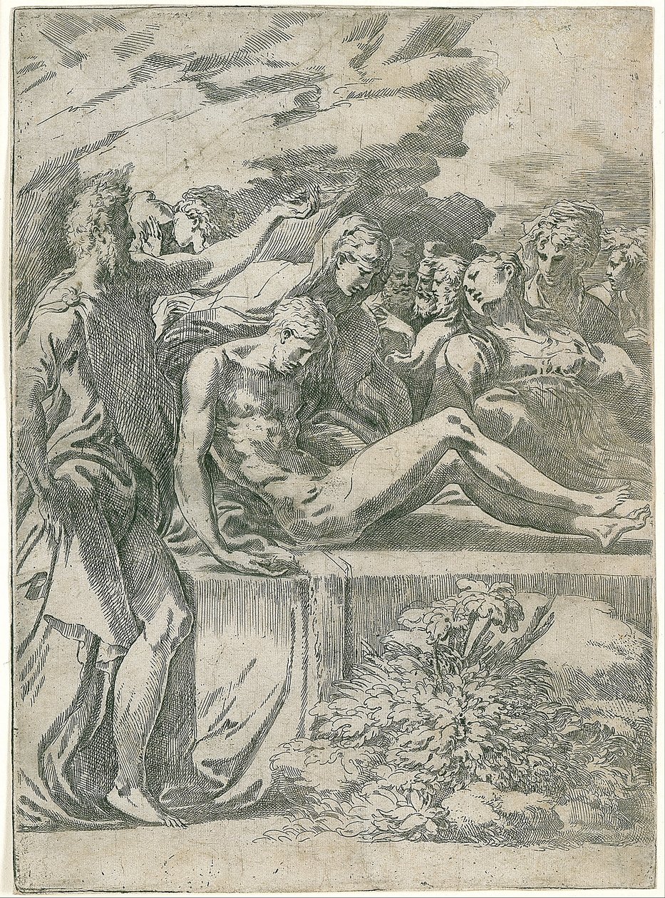 O sepultamento de Cristo de Parmigianino