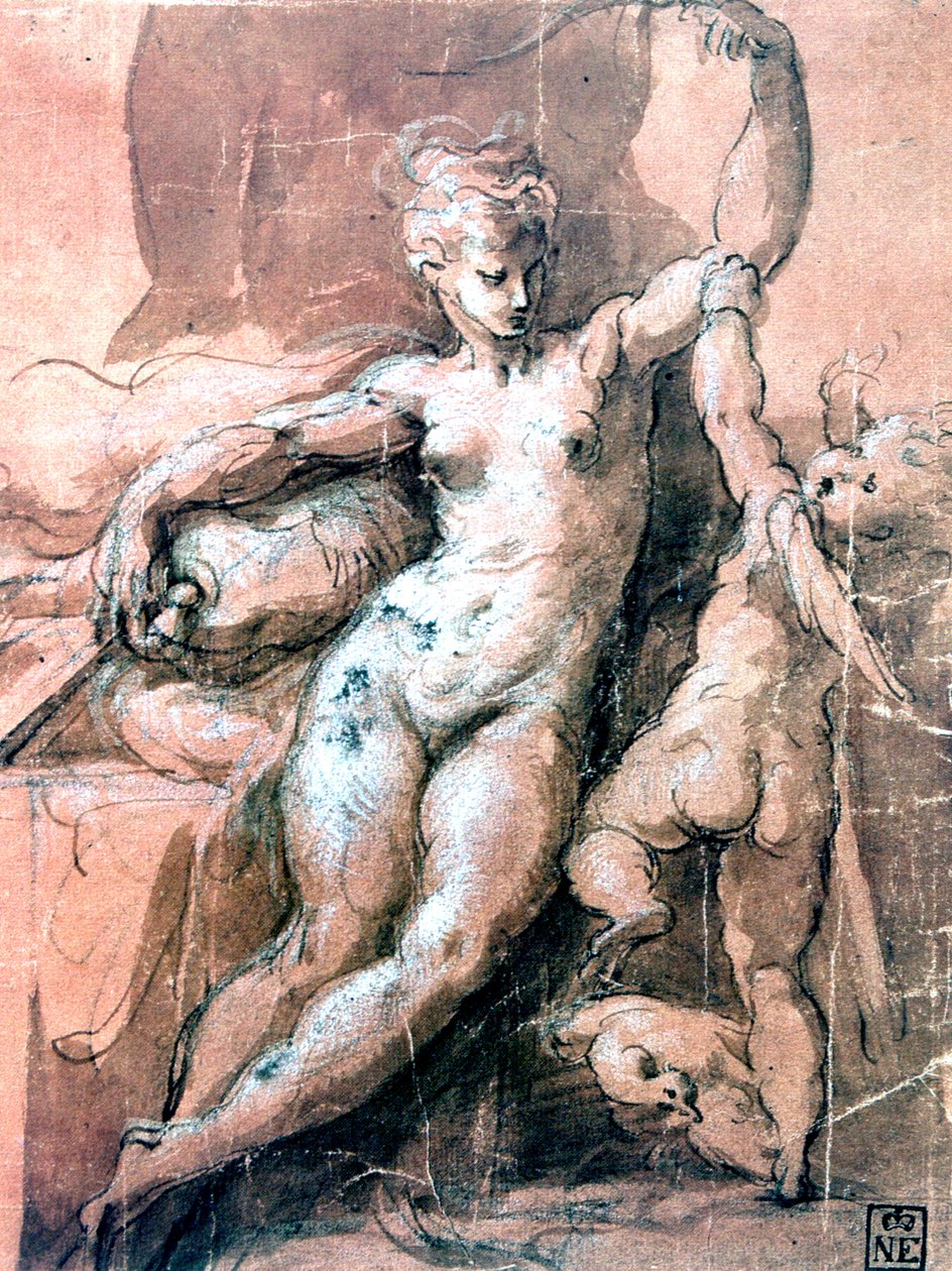 Vênus e Criança, c1513-1540 de Parmigianino