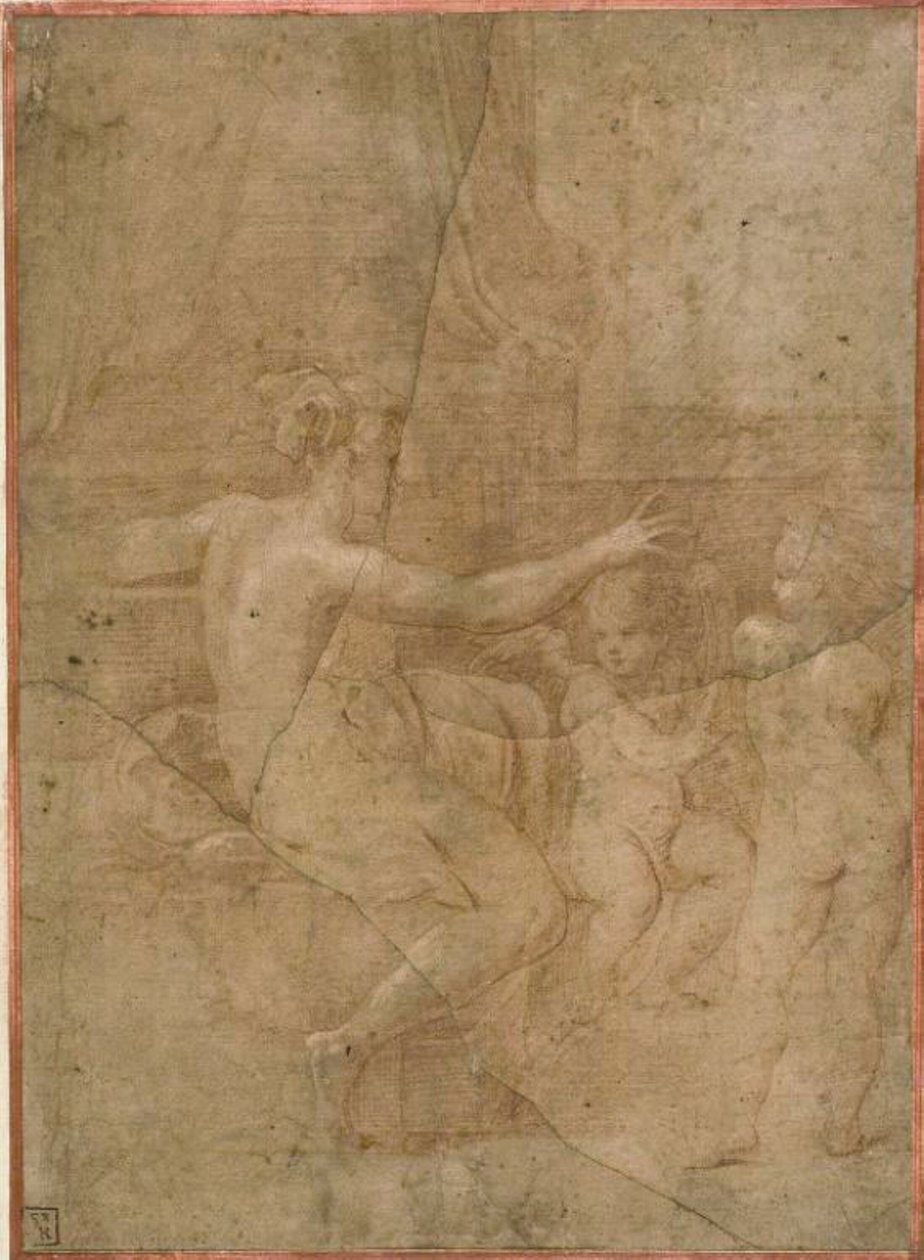 Vênus com Cupido e Putto de Parmigianino