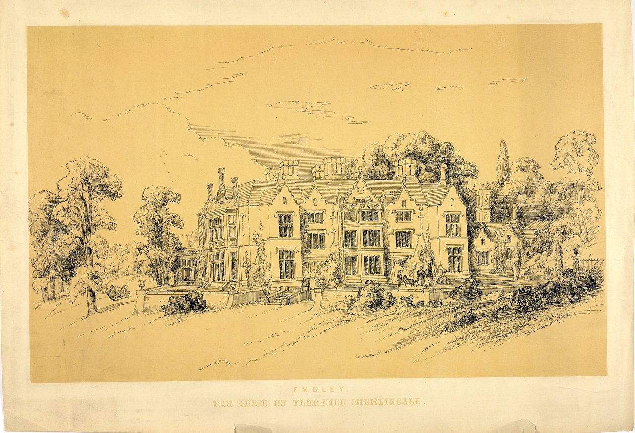 Embley Park, c.1856 de Parthenope Nightingale