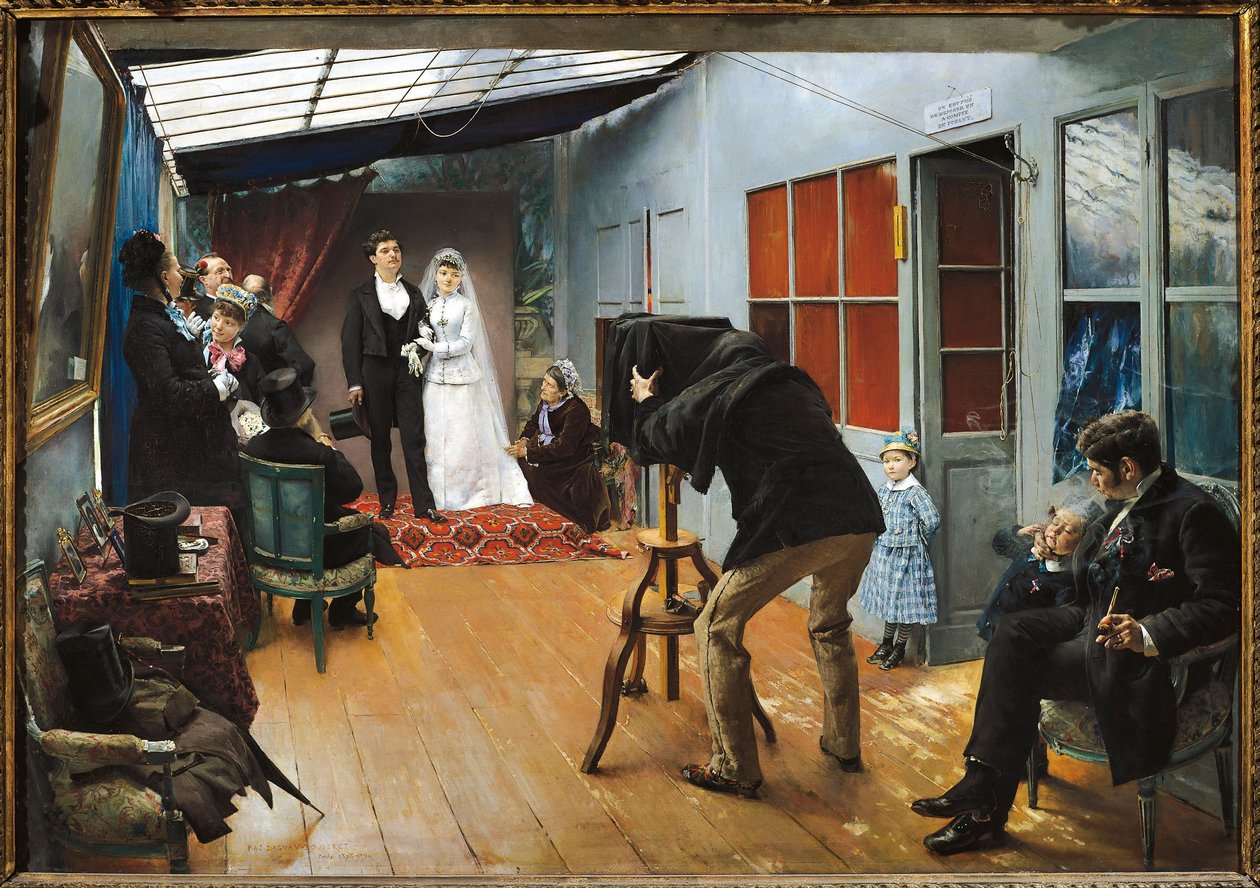 Casamento no Fotógrafo de Pascal Adolphe Jean Dagnan Bouveret