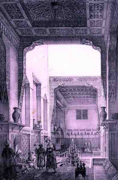 Pátio Interior do Ouatier-Hauch Kadan, de 