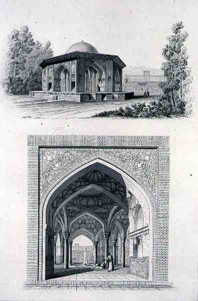 Quiosque no Palácio Golestan Qajar 