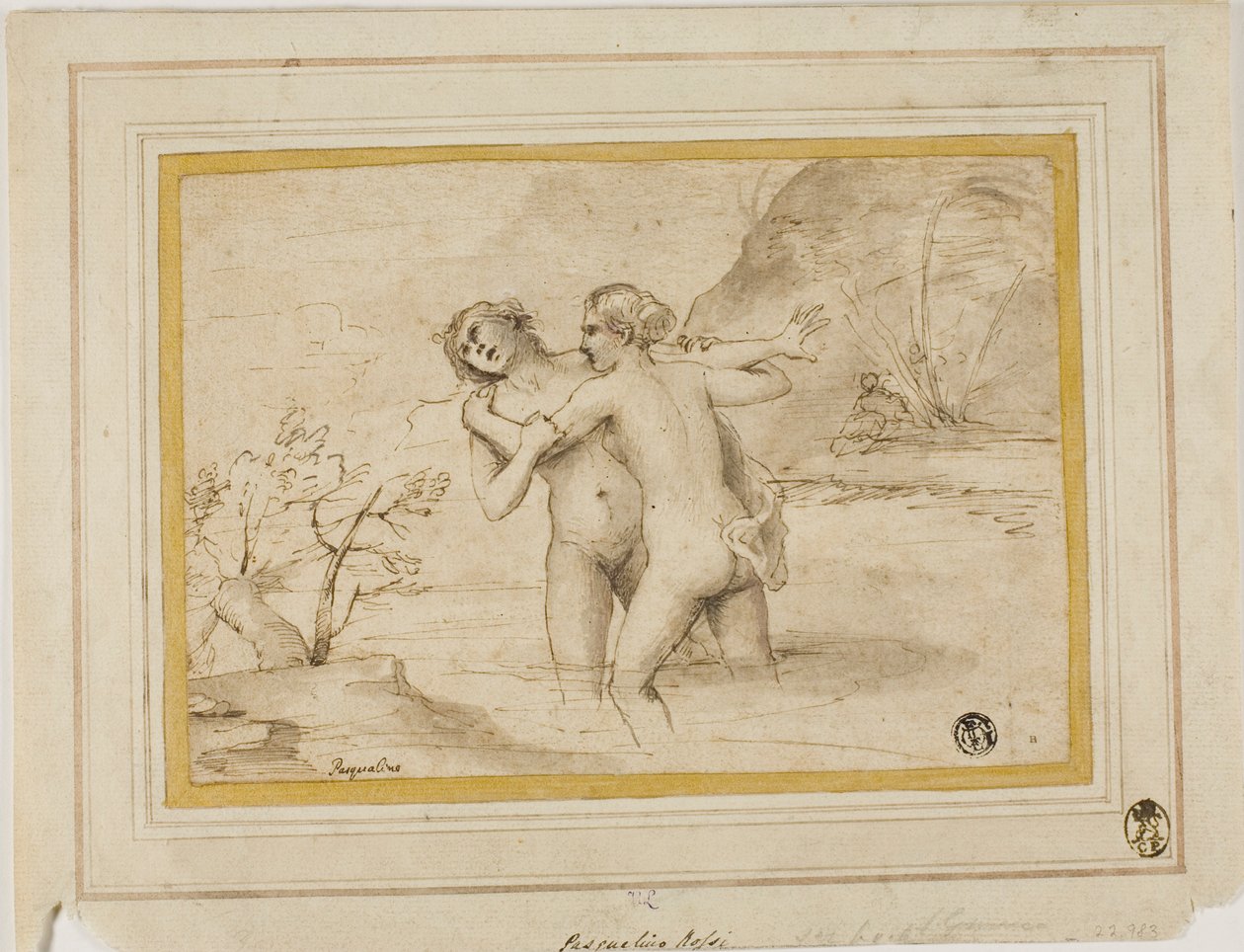 Salmacis e Hermafrodito de Pasquale de