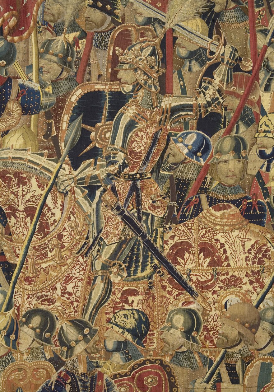 As Tapeçarias de Pastrana, fabrico de Tournai, provavelmente da oficina de Passchier Grenier, c.1471 - 1475 (tapeçaria) de Pasquier (workshop of) Grenier