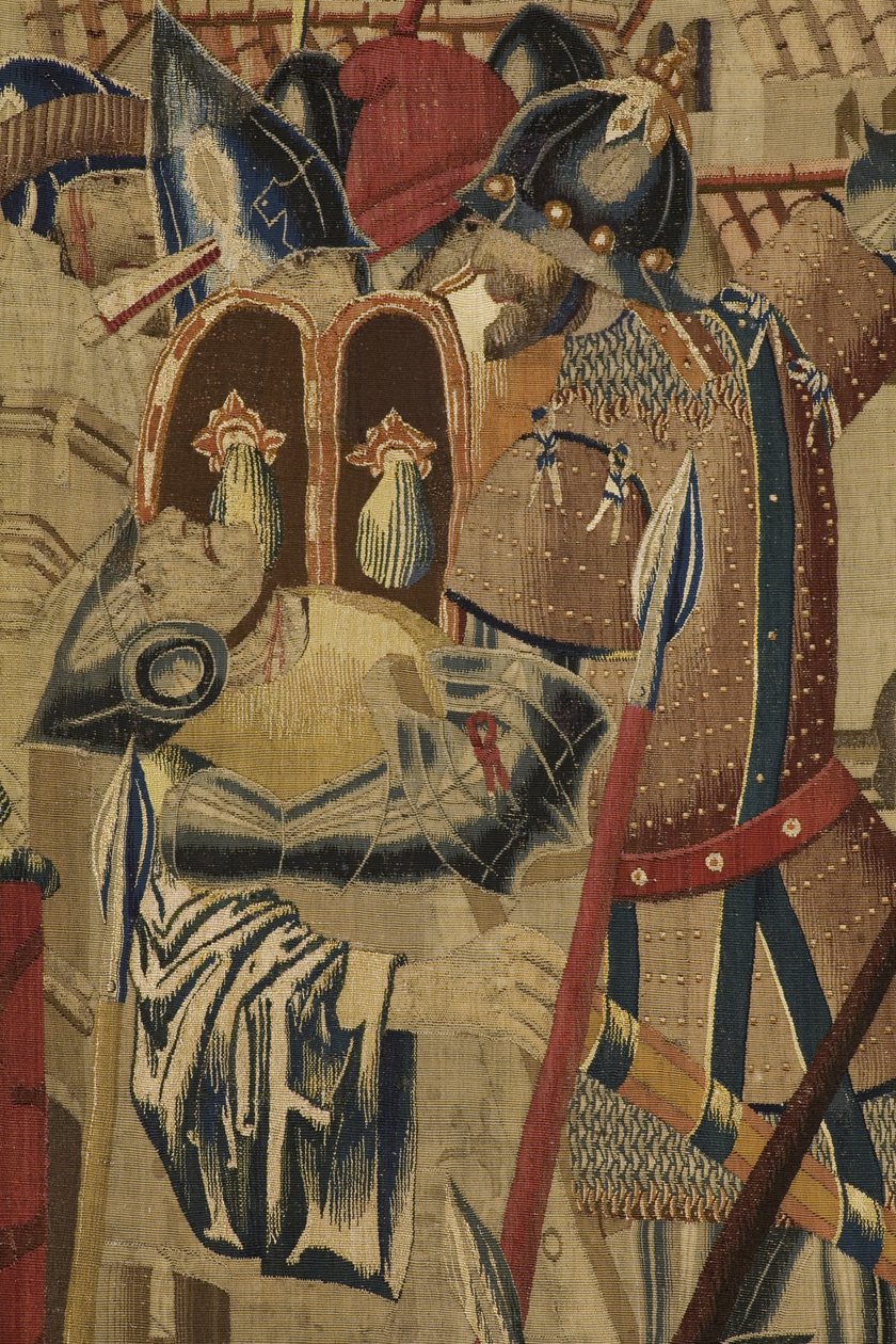 As Tapeçarias de Pastrana, fabrico de Tournai, provavelmente da oficina de Passchier Grenier, c.1471 - 1475 (tapeçaria) de Pasquier (workshop of) Grenier