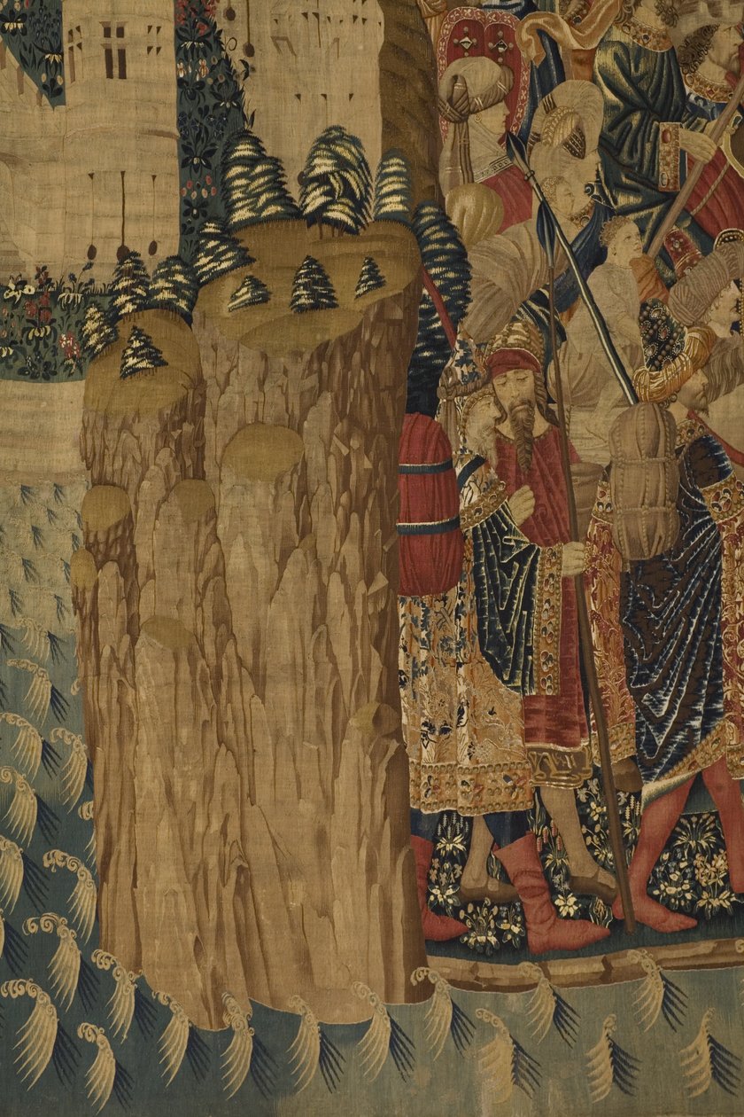 As Tapeçarias de Pastrana, fabrico de Tournai, provavelmente da oficina de Passchier Grenier, c.1471 - 1475 (tapeçaria) de Pasquier (workshop of) Grenier