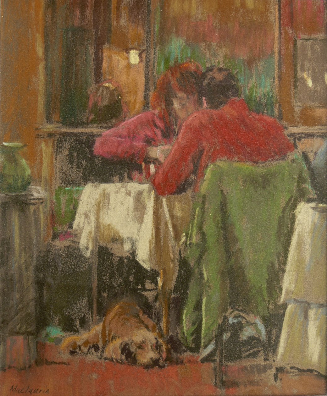 Bistro em Beziers, 2007 de Pat Maclaurin