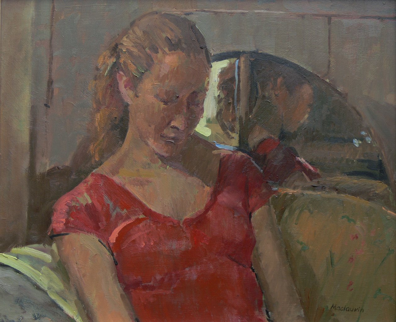 Pelo antigo espelho, 2009 de Pat Maclaurin