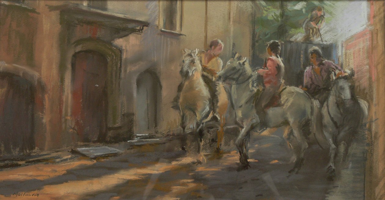 Preparando-se para a corrida de touros, 2009 de Pat Maclaurin