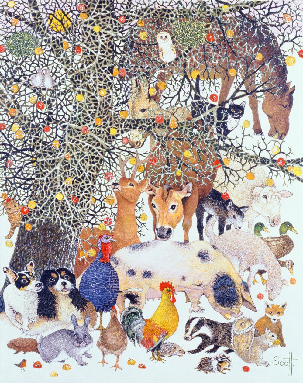 A Tasty Treat (óleo sobre tela) de Pat Scott