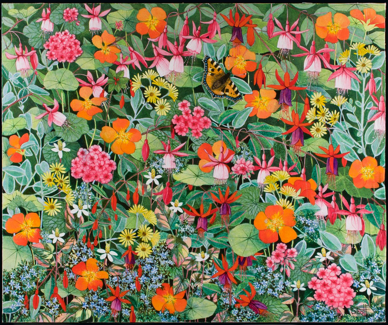 Atração, 2011 (acrílico sobre calico) de Pat Scott