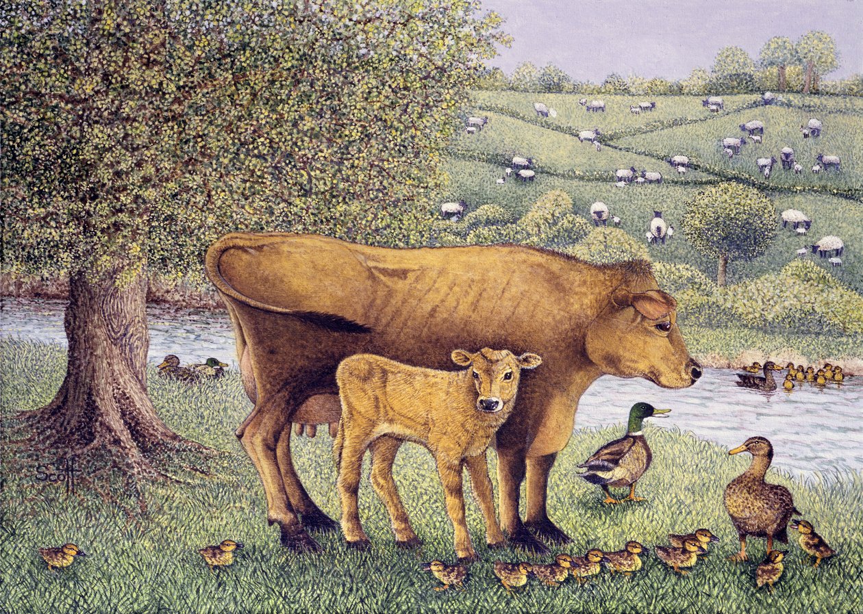 Ar fresco (óleo sobre tela) de Pat Scott