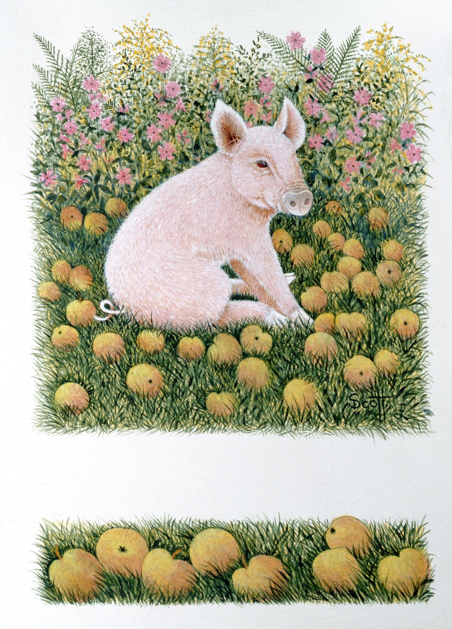 One More Apple (óleo sobre tela) de Pat Scott