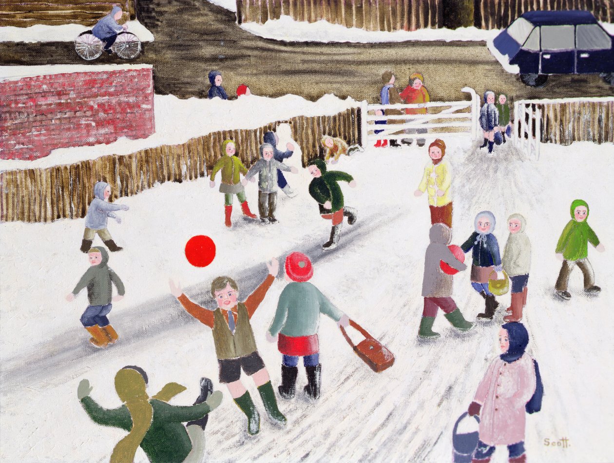 Parque infantil da neve de Pat Scott