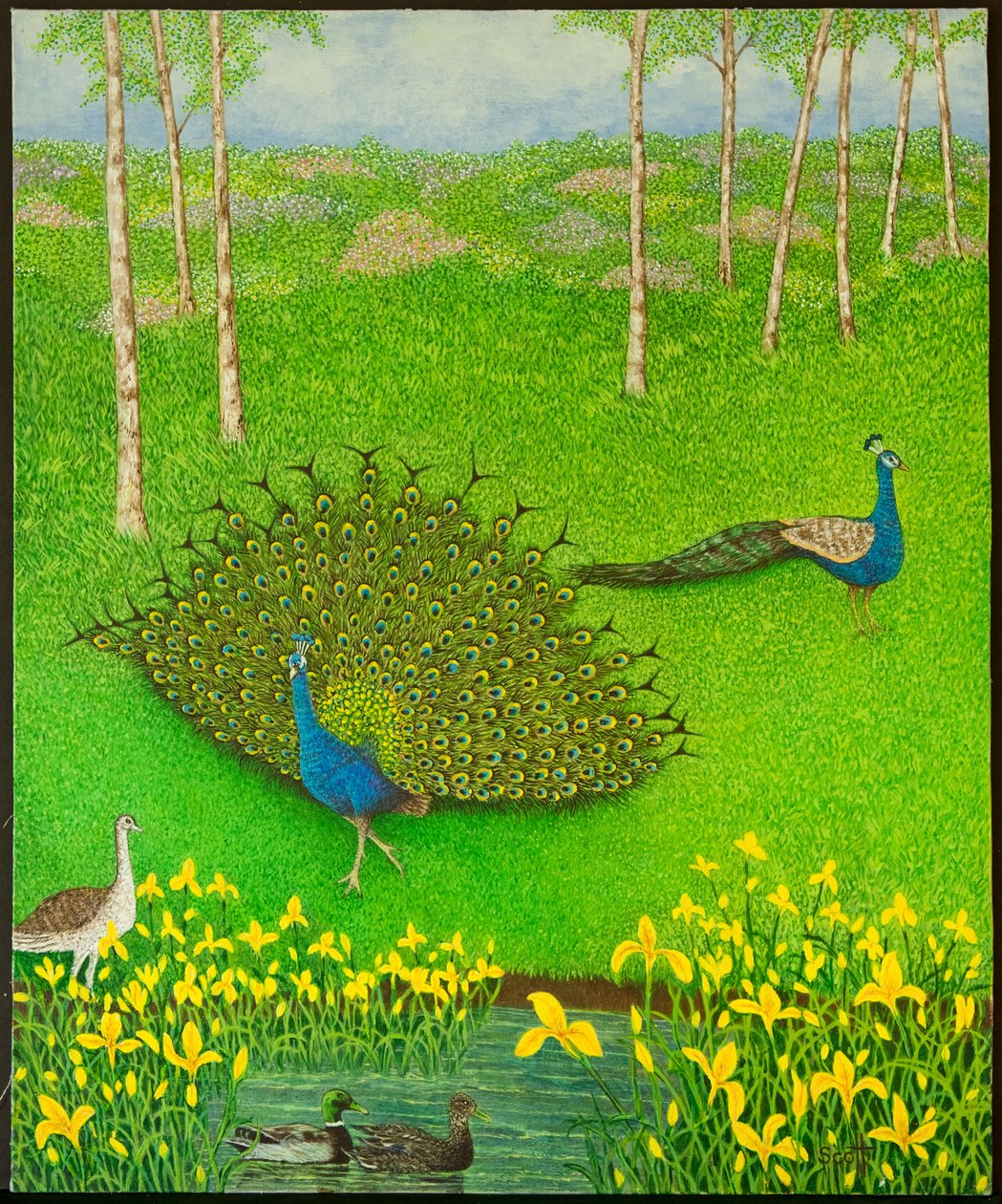 Winning Ways, 2012 (acrílico sobre papel) de Pat Scott