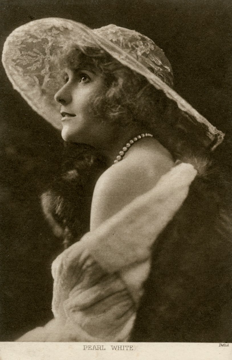Pearl White, atriz e estrela de cinema americana, c1910. de Pathe