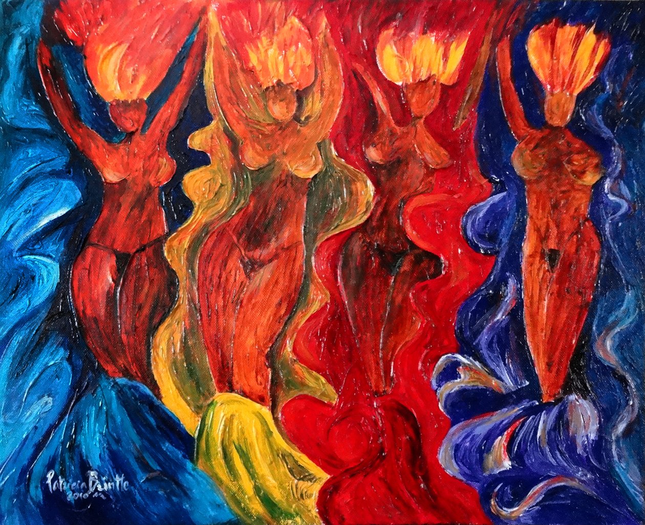 Carnavalesque, 2010 (acrílico sobre tela) de Patricia Brintle