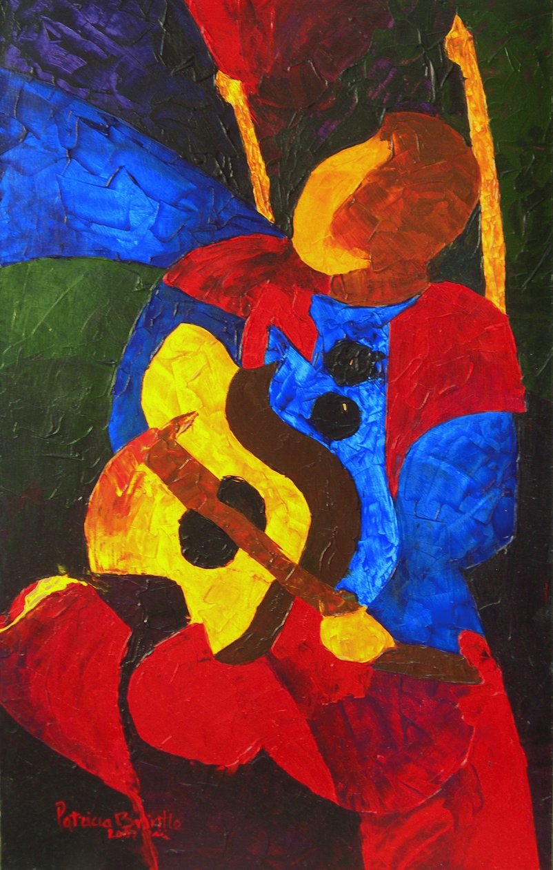 Juan, 2008 (acrílico sobre masonite) de Patricia Brintle
