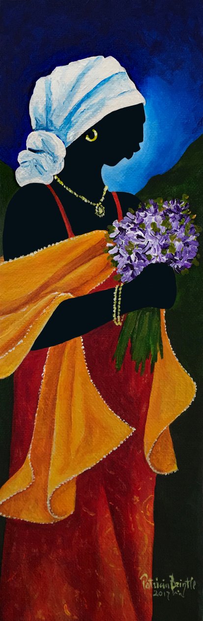Resham xaile, 2018, (acrílico sobre tela) de Patricia Brintle
