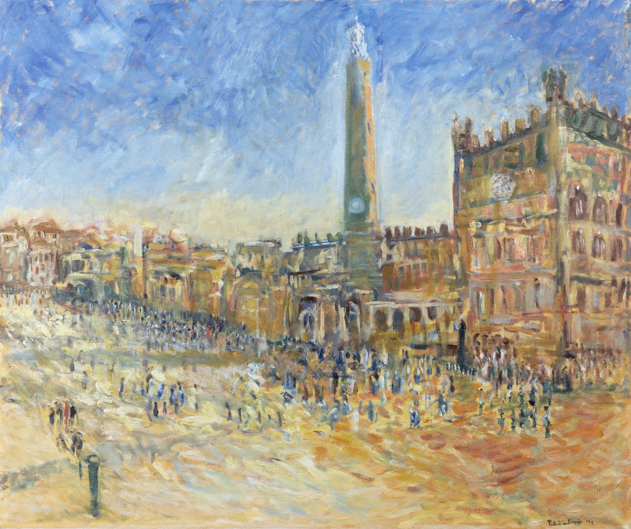 A Piazza em Siena, 1995 de Patricia Espir
