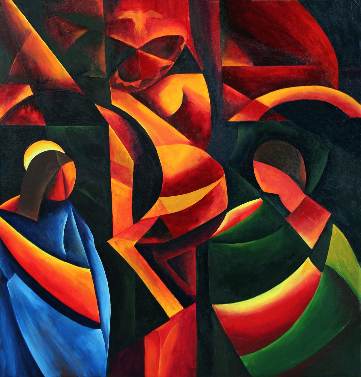Cristo - Última respiração, 2008 (acrílico sobre tela) de Patricia Brintle
