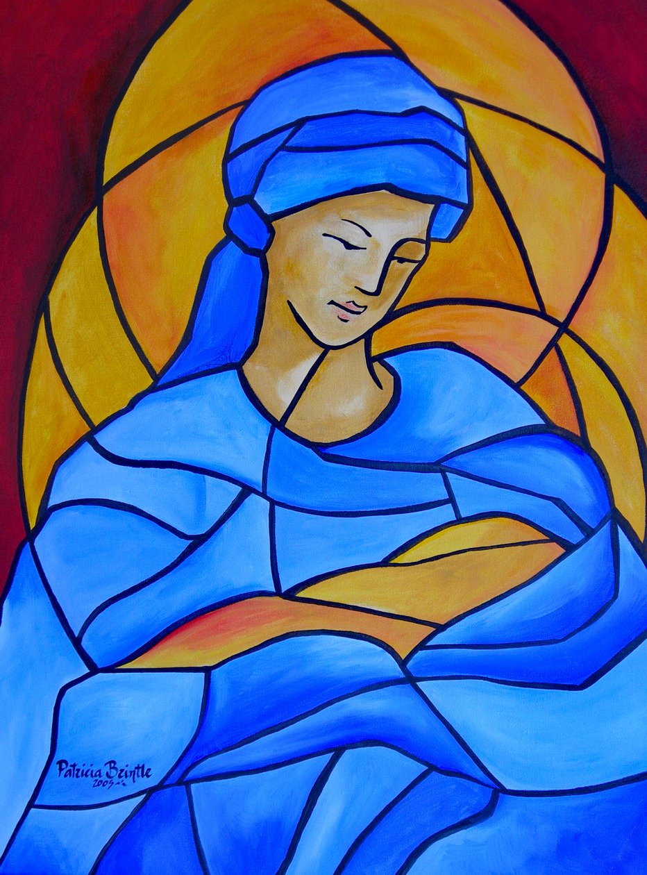 Maria cheia de graça, 2005 (acrílico sobre tela) de Patricia Brintle